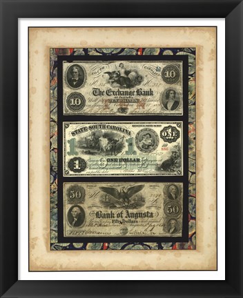 Framed Money, Money, Money II Print