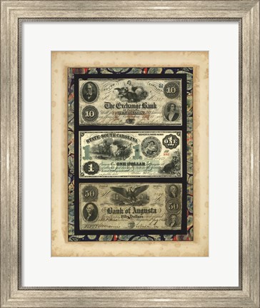 Framed Money, Money, Money II Print