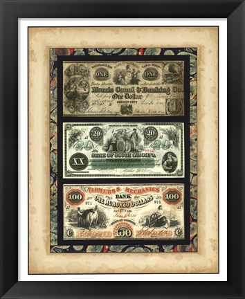 Framed Money, Money, Money III Print