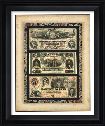 Framed Money, Money, Money IV Print