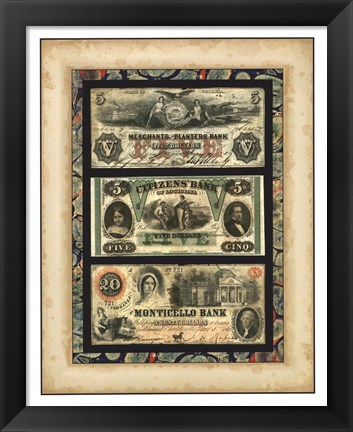 Framed Money, Money, Money IV Print