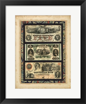 Framed Money, Money, Money IV Print