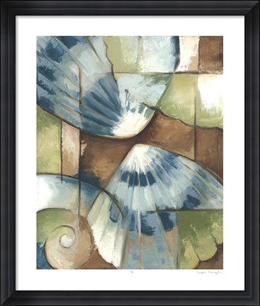 Framed Shell Collage II Print