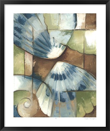 Framed Shell Collage II Print