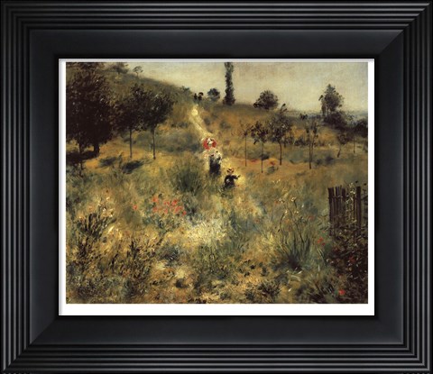 Framed Path through the Long Grass Print