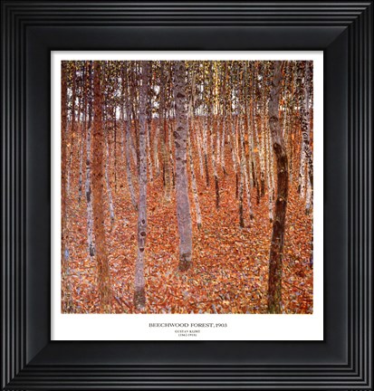 Framed Forest of Beeches, c.1903 Print