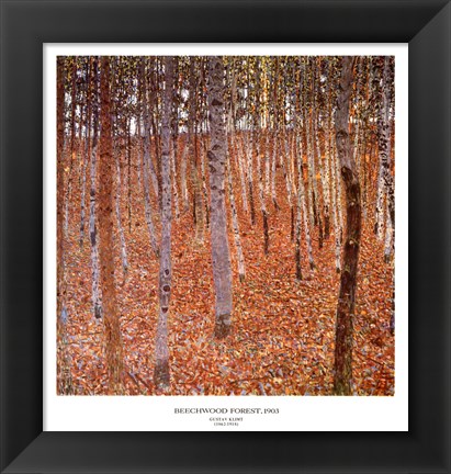 Framed Forest of Beeches, c.1903 Print