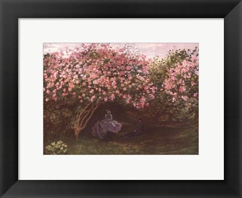 Framed Resting under the Lilacs Print