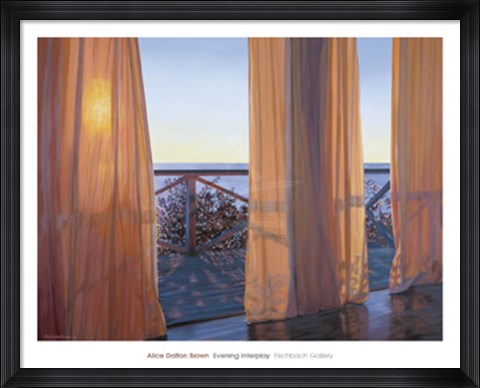 Framed Evening Interplay, 2000 Print