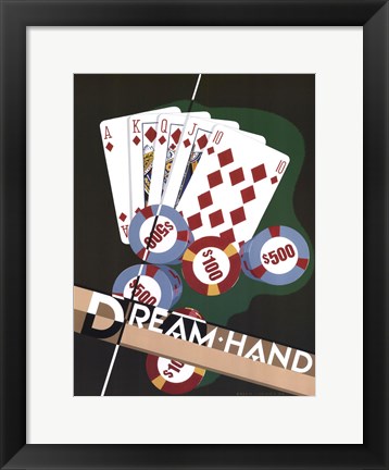 Framed Dream Hand Print