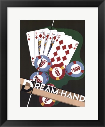 Framed Dream Hand Print