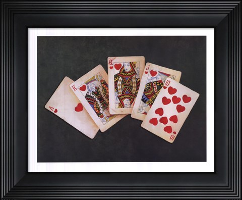 Framed Royal Flush Print