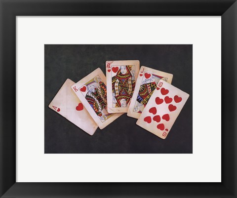 Framed Royal Flush Print