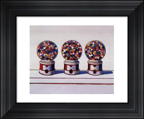 Framed Three Machines, 1963 Print