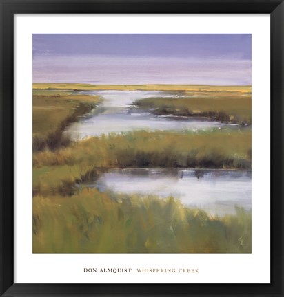 Framed Whispering Creek Print