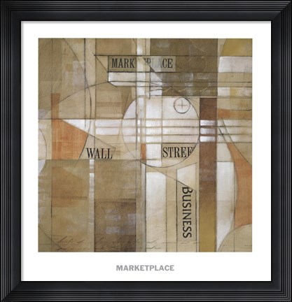 Framed Marketplace Print