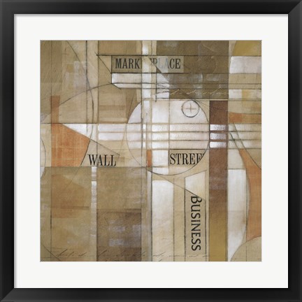 Framed Marketplace Print