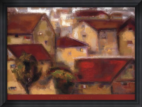 Framed Village Vista Print