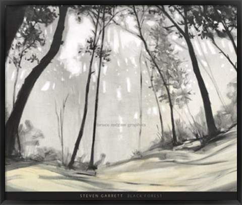 Framed Black Forest Print