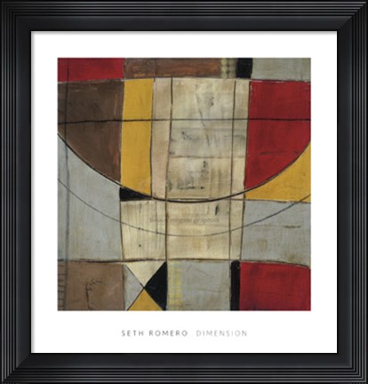 Framed Dimension Print