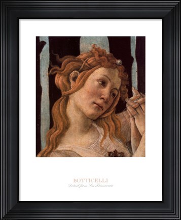 Framed Detail: La Primavera Print