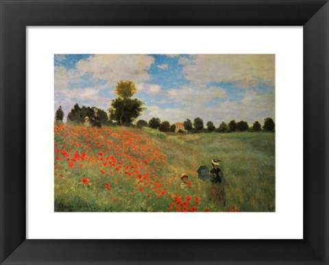 Framed Wild Poppies Print