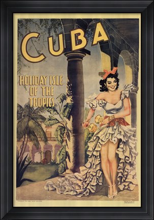 Framed Cuba Print