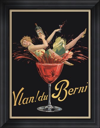 Framed Vlan! du Berni Print