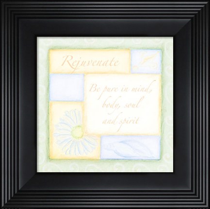 Framed Spa series - Rejuvenate Print