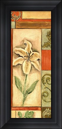 Framed Inspired Florals II Print