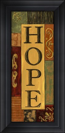 Framed Words to Live By, Word...Hope Print