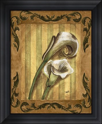 Framed Harlequin Calla Lilies Print