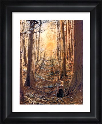 Framed Guardian Angel Print
