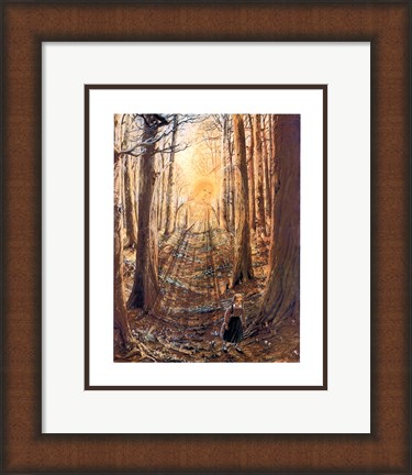 Framed Guardian Angel Print