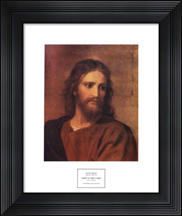 Framed Christ at Thirty-Three Print
