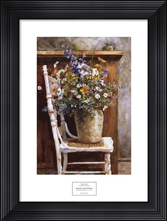 Framed Morning Arrangement, 1987 Print