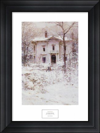 Framed Victorian Winter, 1987 Print