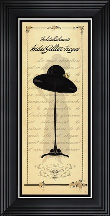 Framed Milliner IV Print