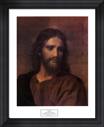 Framed Christ at Thirty-Three Print