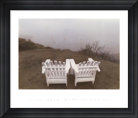 Framed Maine Chair Print