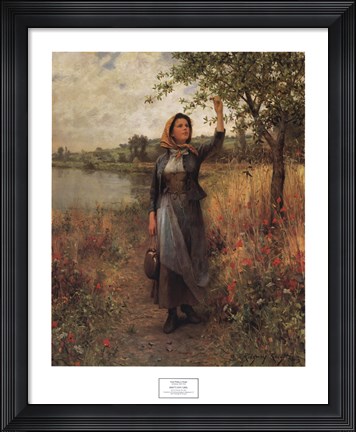 Framed Brittany Girl Print