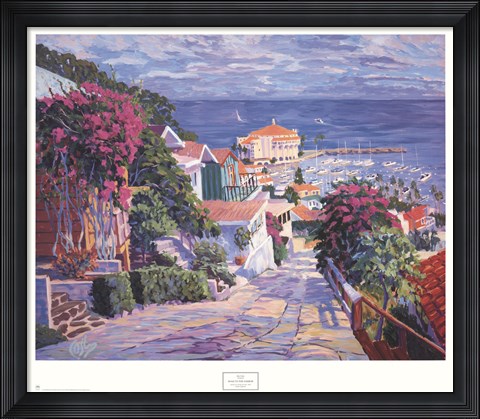 Framed Road to the Harbor Print