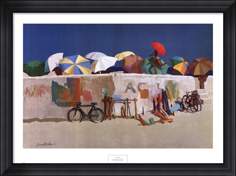 Framed Sunrise, Regatta Beach, 1980 Print