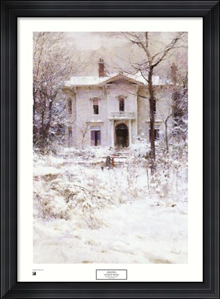 Framed Victorian Winter, 1987 Print