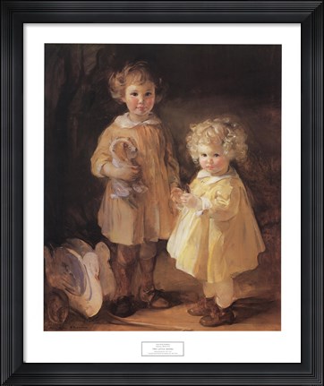 Framed Two Little Sisters Print