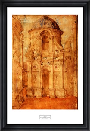 Framed Cityscape with the Tempio Malatestiano Print