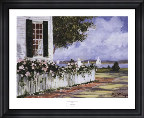 Framed Harbor Watch Print