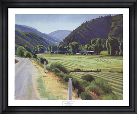 Framed Harvest-Brush Creek Canyon Print