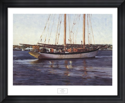 Framed Evening Departure Print