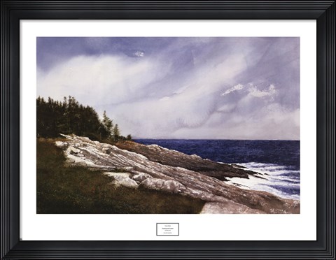 Framed Pemaquid Point Print